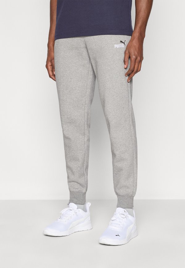 Puma 2 COLOR NO. 1 LOGO - Tracksuit bottoms - medium gray heather