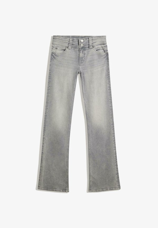 Bershka Straight leg jeans - dark grey