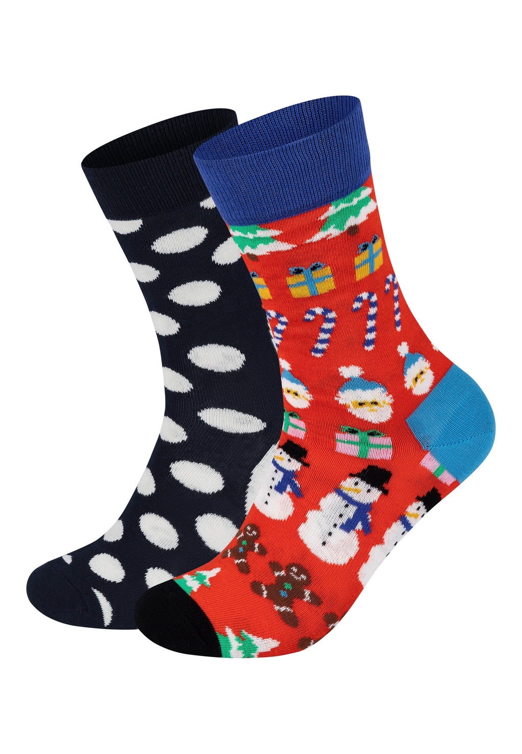 Happy Socks CHRISTMAS-JUMBO SNOWMAN 2 PACK