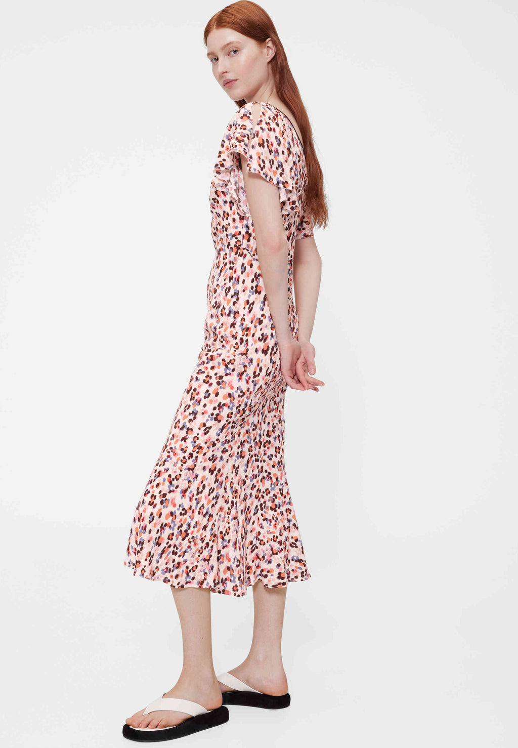 GAP GAP STUDIO PRINT MIDI DRESS