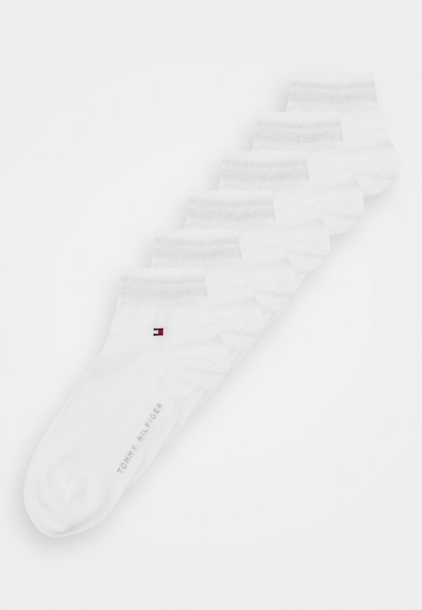 Tommy Hilfiger QUARTER ECOM 6 PACK - Socks - white
