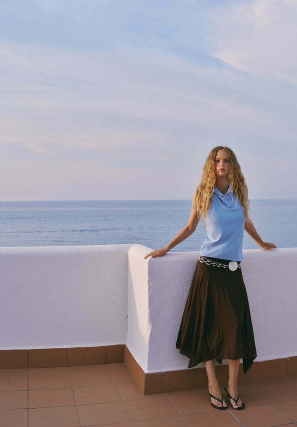 Mango ADULT - Blouse - light blue