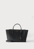 Guess MARISSA LOGO TECH TOTE - Tote bag - dark grey