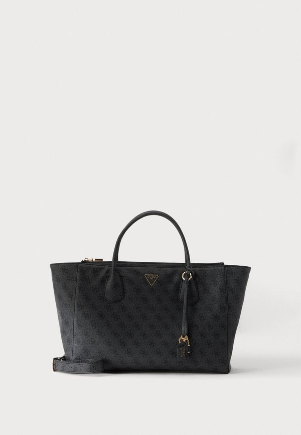 Guess MARISSA LOGO TECH TOTE - Tote bag - dark grey