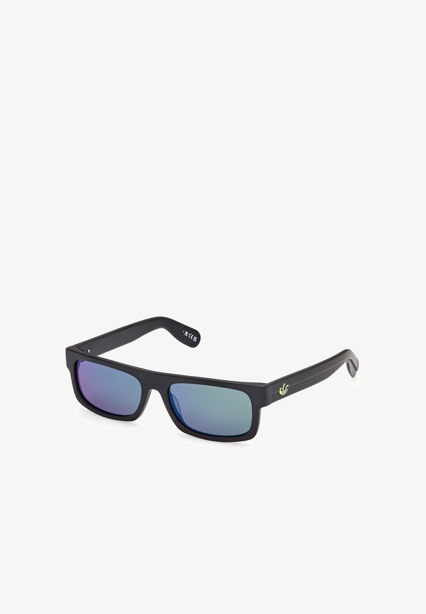 adidas Originals Sunglasses - matte black/dark green