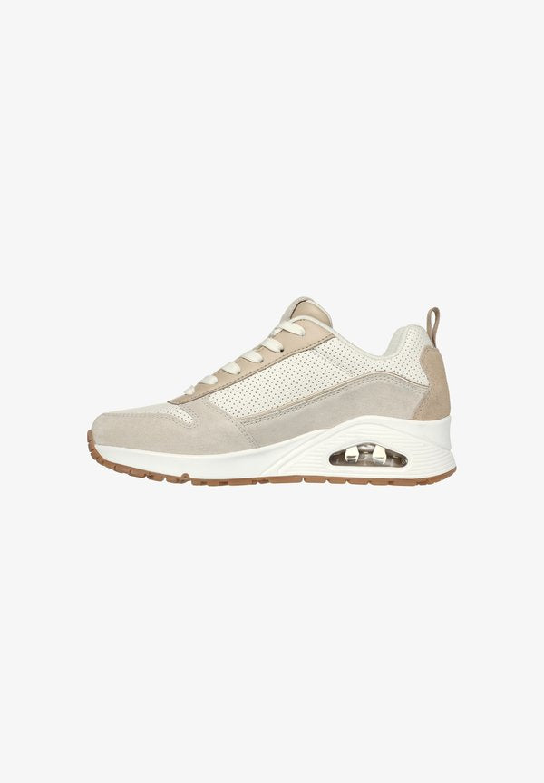 Skechers UNO TWO MUCH FUN - Trainers - beige weiß beige