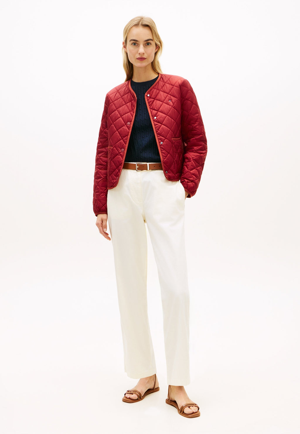 WASHED SLIM STRAIGHT LEG CHINOS Media 2