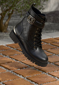 Guess ORANDA - Lace-up ankle boots - black