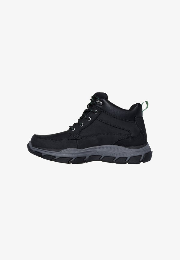 Skechers RESPECTED LANDIN JOHN DEERE - Lace-up ankle boots - black
