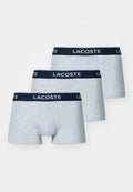Lacoste COURTS 3 PACK - Trunks - silver chine