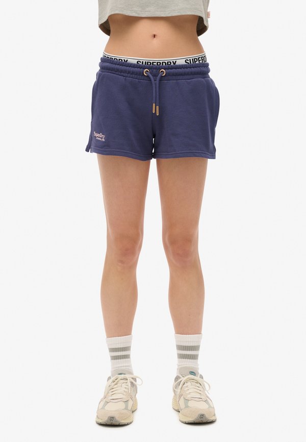 Superdry & Co ESSENTIAL LOGO - Tracksuit bottoms - mariner navy