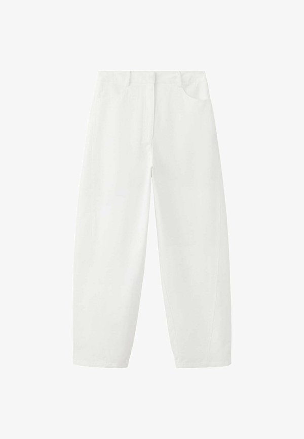Mango ADULT - Straight leg jeans - white
