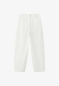 Mango ADULT - Straight leg jeans - white