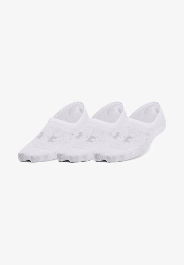 Under Armour BREATHE LITE ULTRA LOW 3 PACK - Sports socks - white / white / mod gray