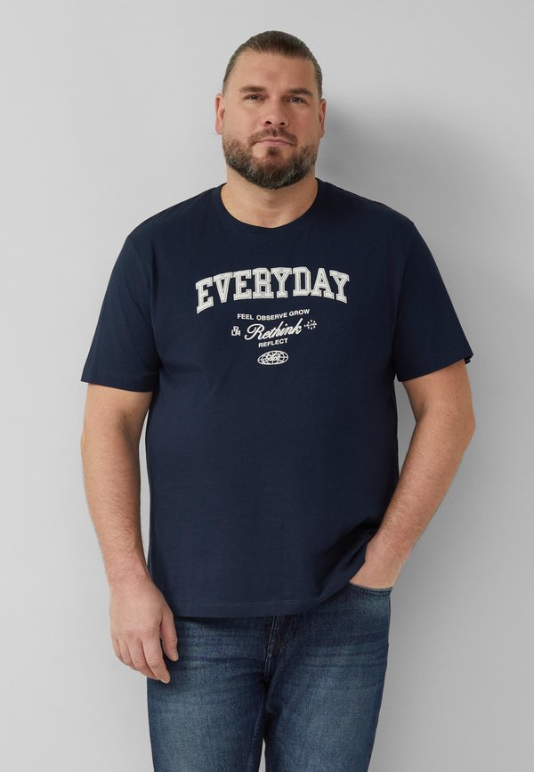s.Oliver T-SHIRT - Print T-shirt - navy