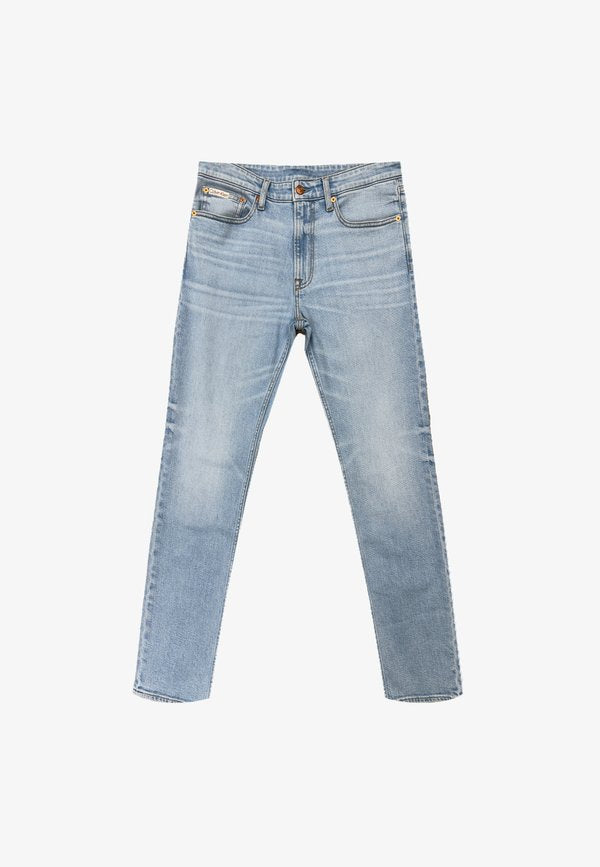 Calvin Klein Jeans Straight leg jeans - indigo overtone