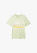 TOM TAILOR KURZARM - Print T-shirt - grün