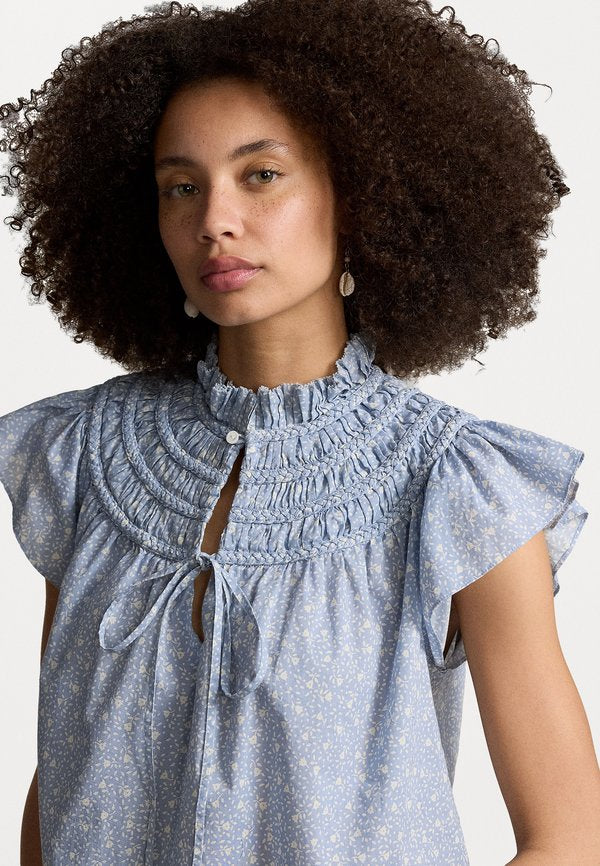 Polo Ralph Lauren FLORAL COTTON VOILE BLOUSE