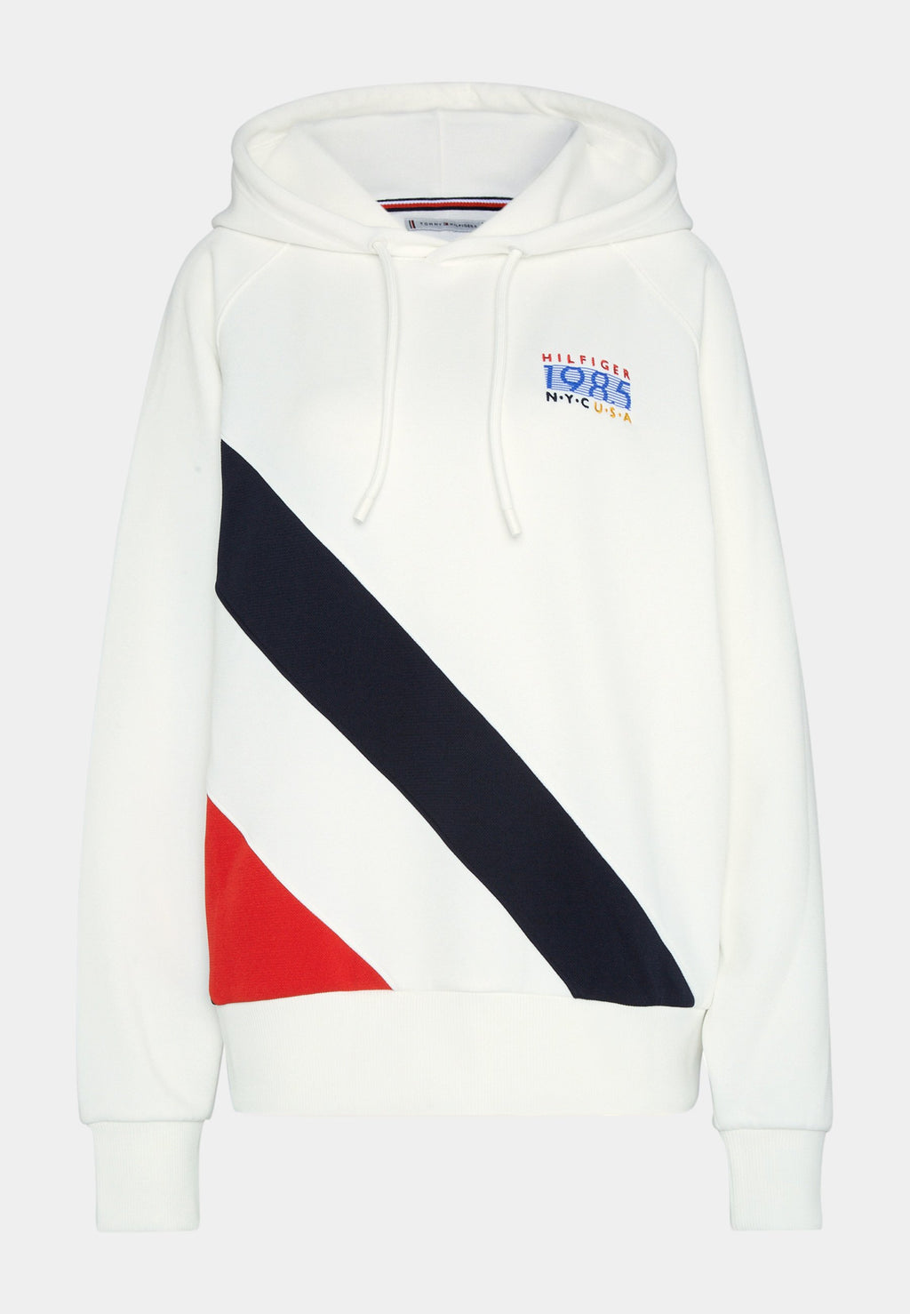 EXCLUSIVE UNISEX HILFIGER TEAM STRIPE HOODIE Media 1
