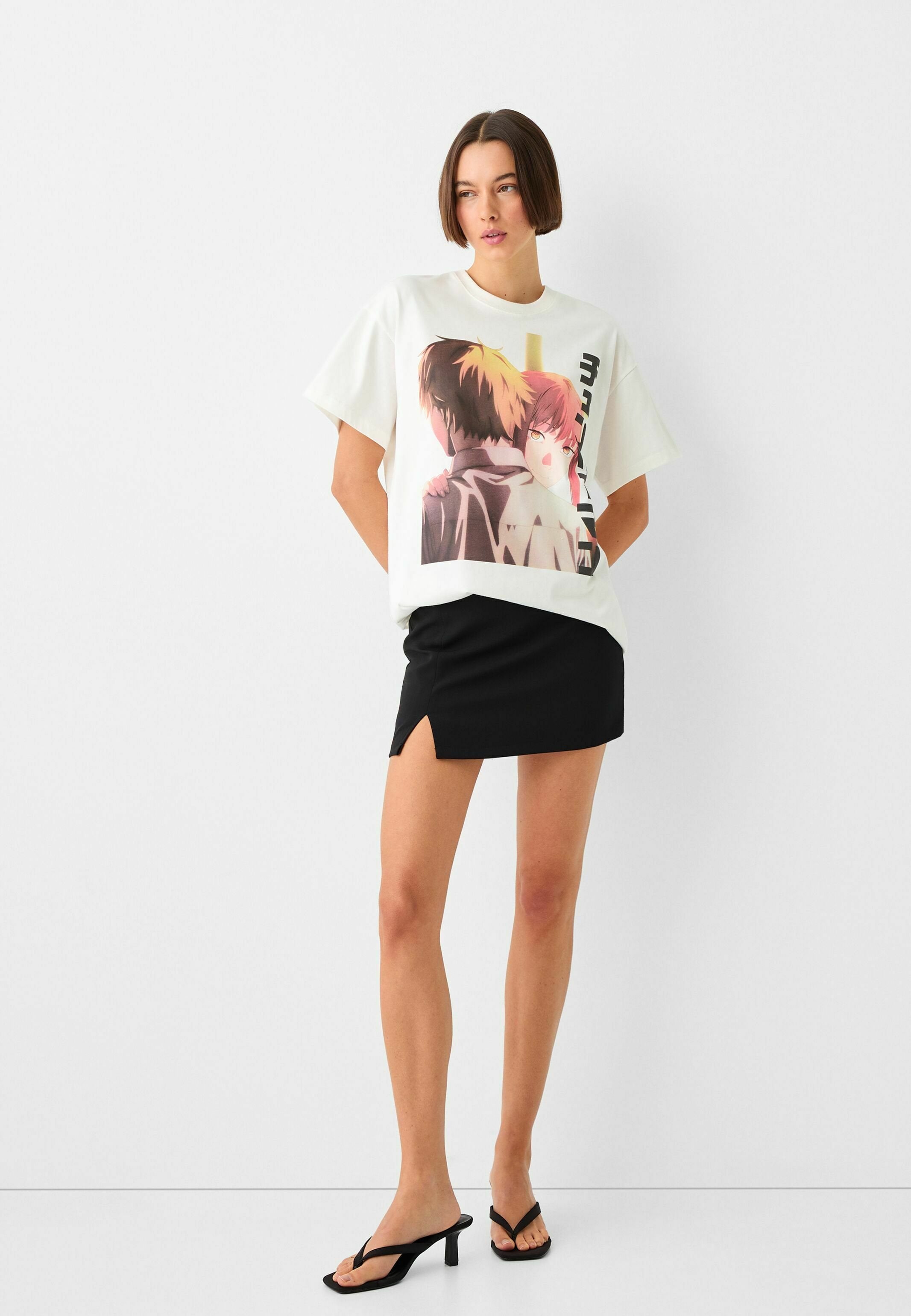 Bershka SHORT SLEEVE CHAINSAW