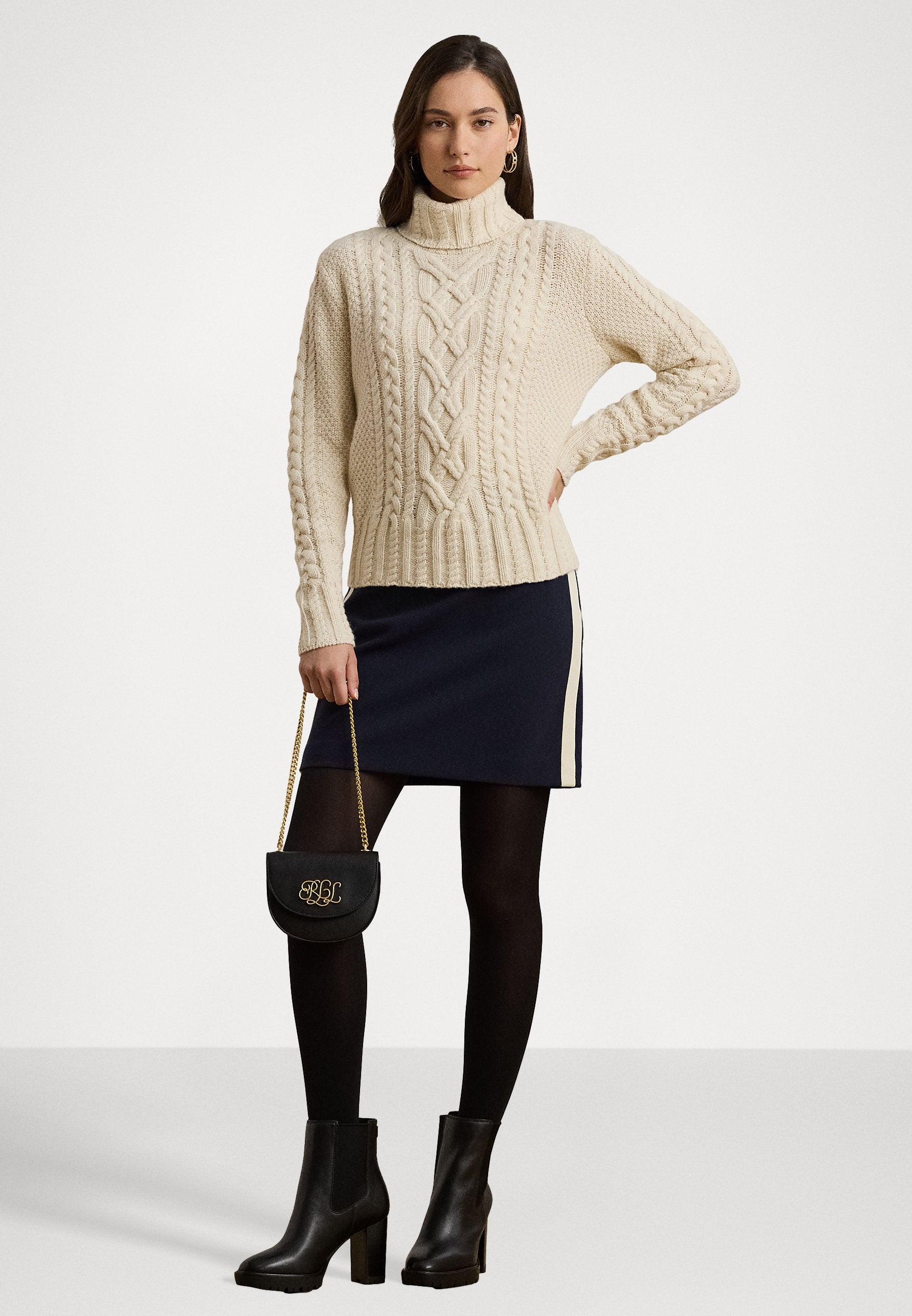 Lauren Ralph Lauren TWO TONE PENCIL MINISKIRT