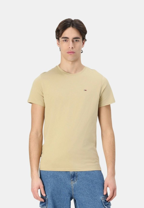 Tommy Hilfiger T-SHIRT UOMO TOMMY HILFIGER BEIGE - Basic T-shirt - beige