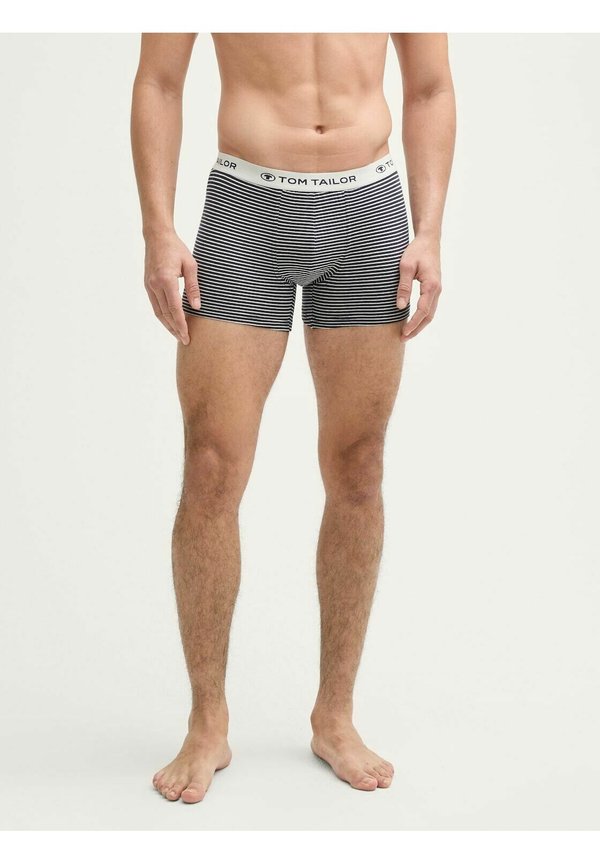 TOM TAILOR 6-PACK - Trunks - blue-dark-horizontal stripe
