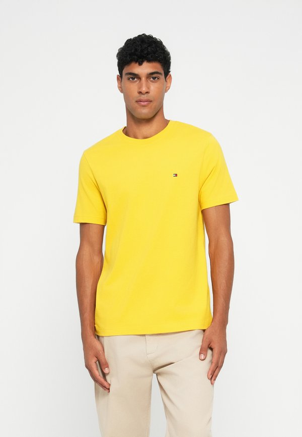 Tommy Hilfiger SEASONAL SOLID TEE CORE ESSENTIALS - Basic T-shirt - morningside yellow