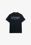 Superdry & Co ATHLETIC ESSENTIALS - Print T-shirt - eclipse navy