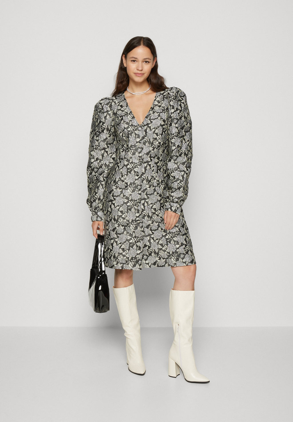 PIECES Tall PCMERCY V NECK DRESS