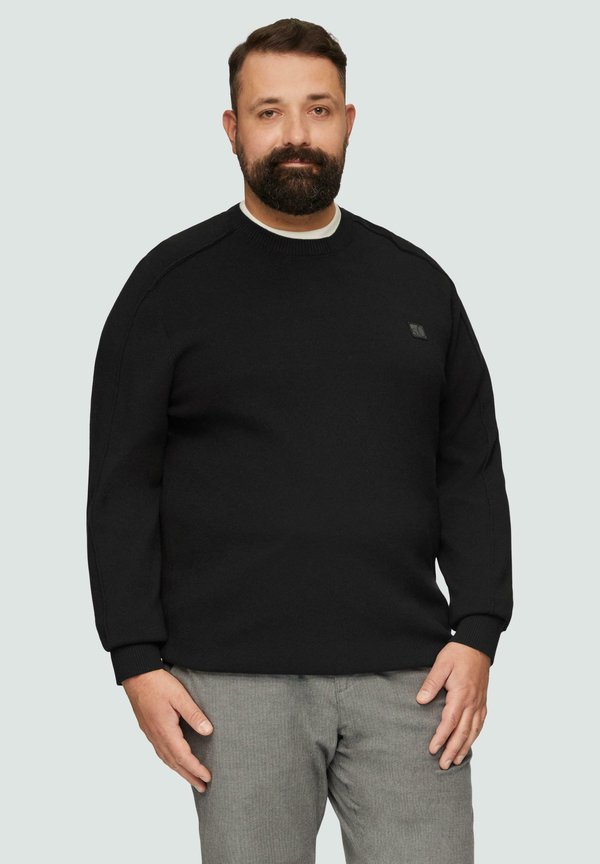 s.Oliver MIT RAGLANÄRMELN - Jumper - schwarz