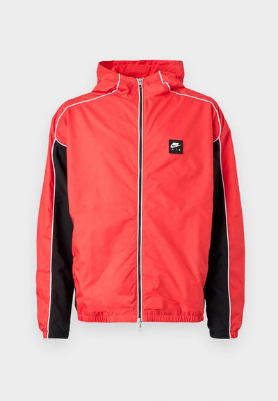 Nike Sportswear HYBRID - Light jacket - crimson/black/white