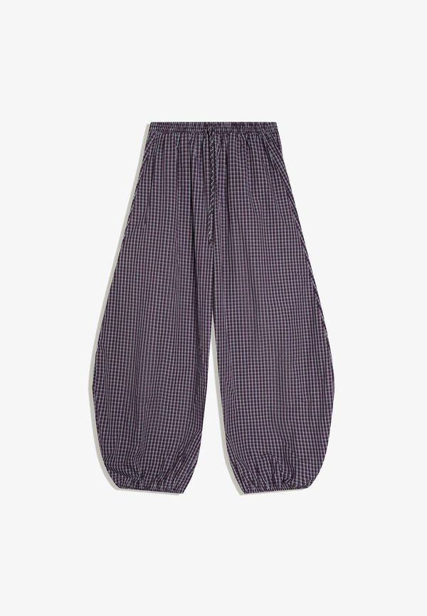 Bershka TROUSERS 00928741 - Trousers - bordeaux