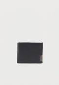 Tommy Hilfiger LOGO BIFOLD LEATHER CREDIT CARD WALLET - Wallet - black