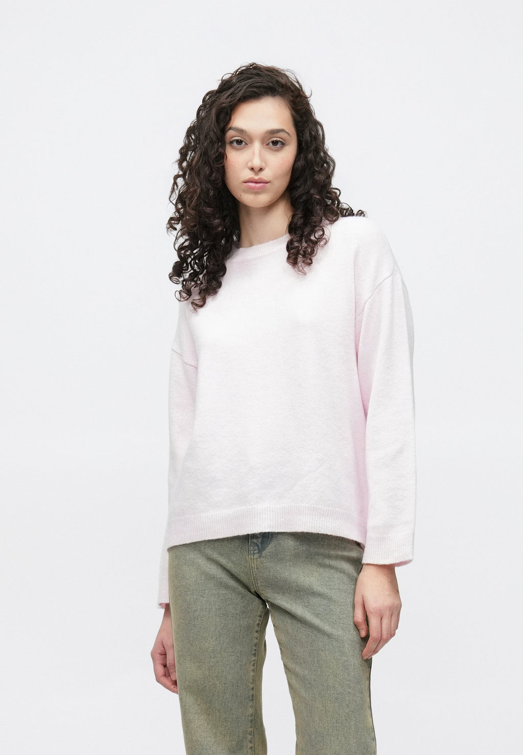 VILA VILIGA L/S O-NECK KNIT TOP - NOOS