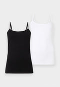 TOM TAILOR STRAP 2 PACK - Top - deep black