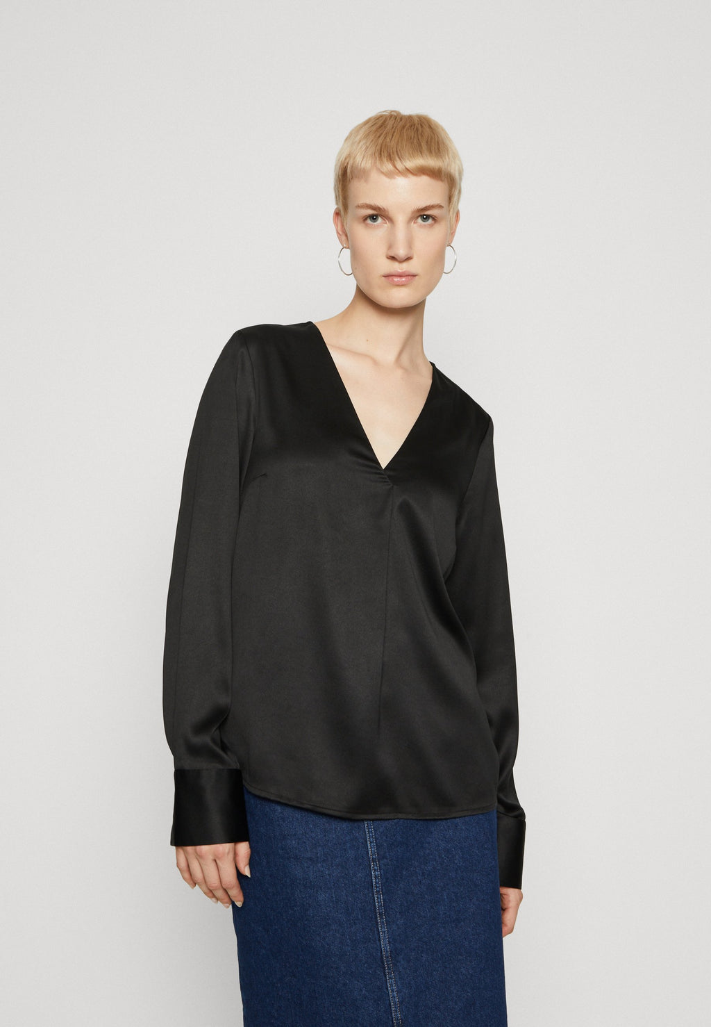 PIECES Tall PCSILJA V NECK