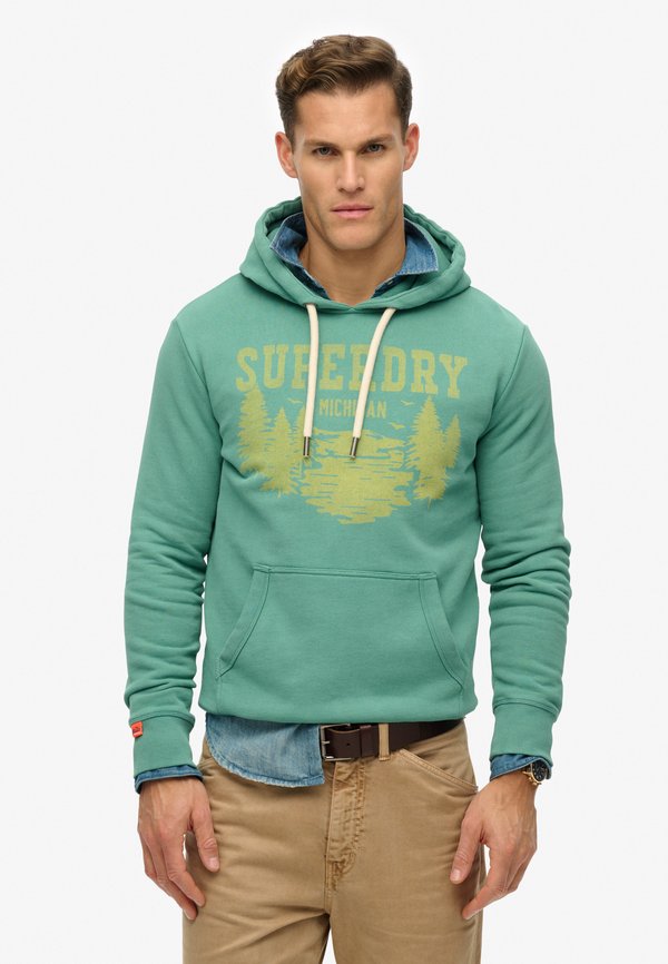 Superdry & Co Hoodie - galvanised green
