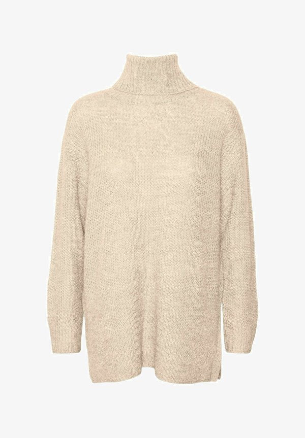 Vero Moda Knitted VMRIKI Knitted - Jumper - ecru