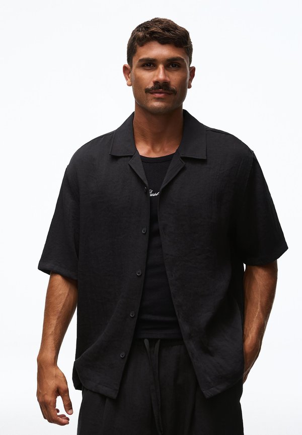 Bershka RUSTIC RELAXED - SHIRT  00999721 - Shirt - black