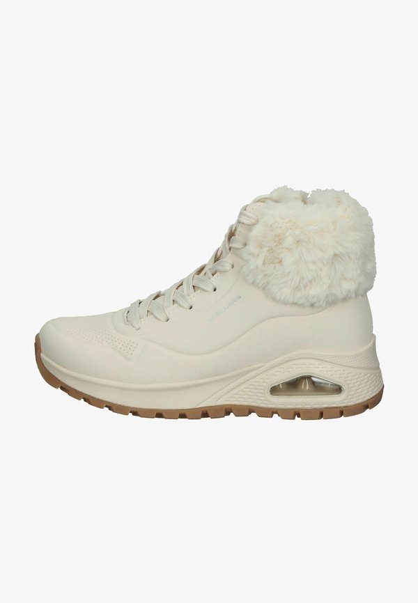 Skechers UNO RUGGED - Winter boots - ecru