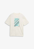 TOM TAILOR TOM TAILOR T-SHIRT T-SHIRT MIT PRINT - Print T-shirt - gardenia white