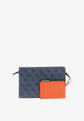 Guess MILANO CROSSBODY TOP ZIP - Cross body bag - blau