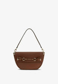Guess CAMELIA FLAP SHOULDER BAG - Handbag - cognac