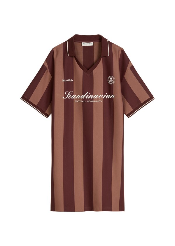 Marc O'Polo CLUB '67 FOOTBALL TRIKOT DRESS STRIPED