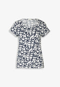 TOM TAILOR Basic T-shirt - blue ginkgo minimal