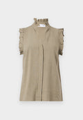 Selected Ruffle detail Sleeveless