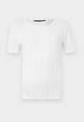 Vero Moda VMLISA POINTELLE SS TOP JRS NOOS - Print T-shirt - snow white