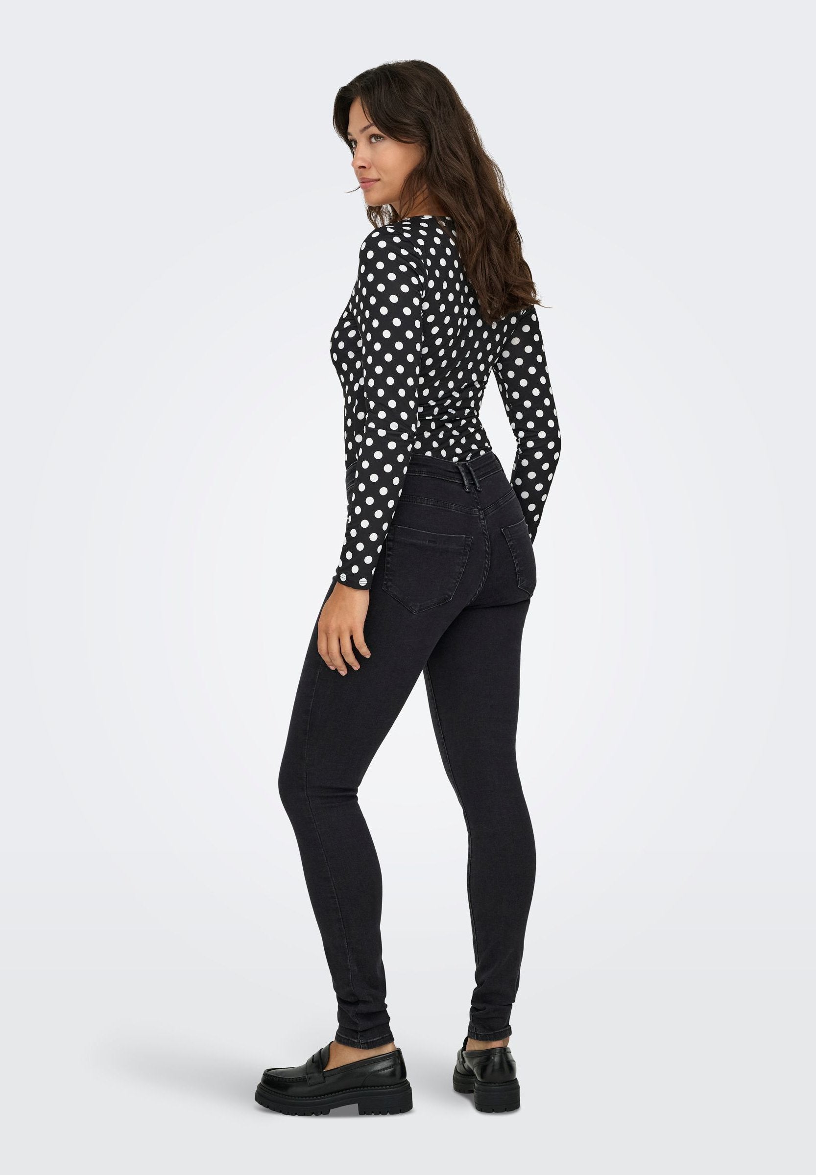 Skinny fit ONLSHAPE Mid waist Media 4