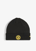 Puma BVB ESS BEANIE UNISEX - Beanie - puma black-faster yellow